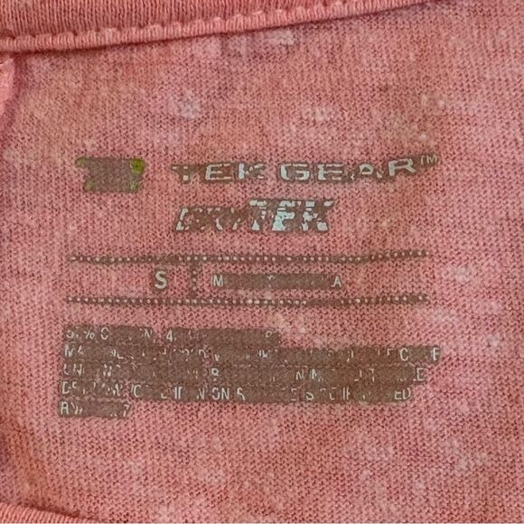 Tek Gear Coral Short Sleeve V-Neck Relaxed T-Shirt. - Picture 5 of 6